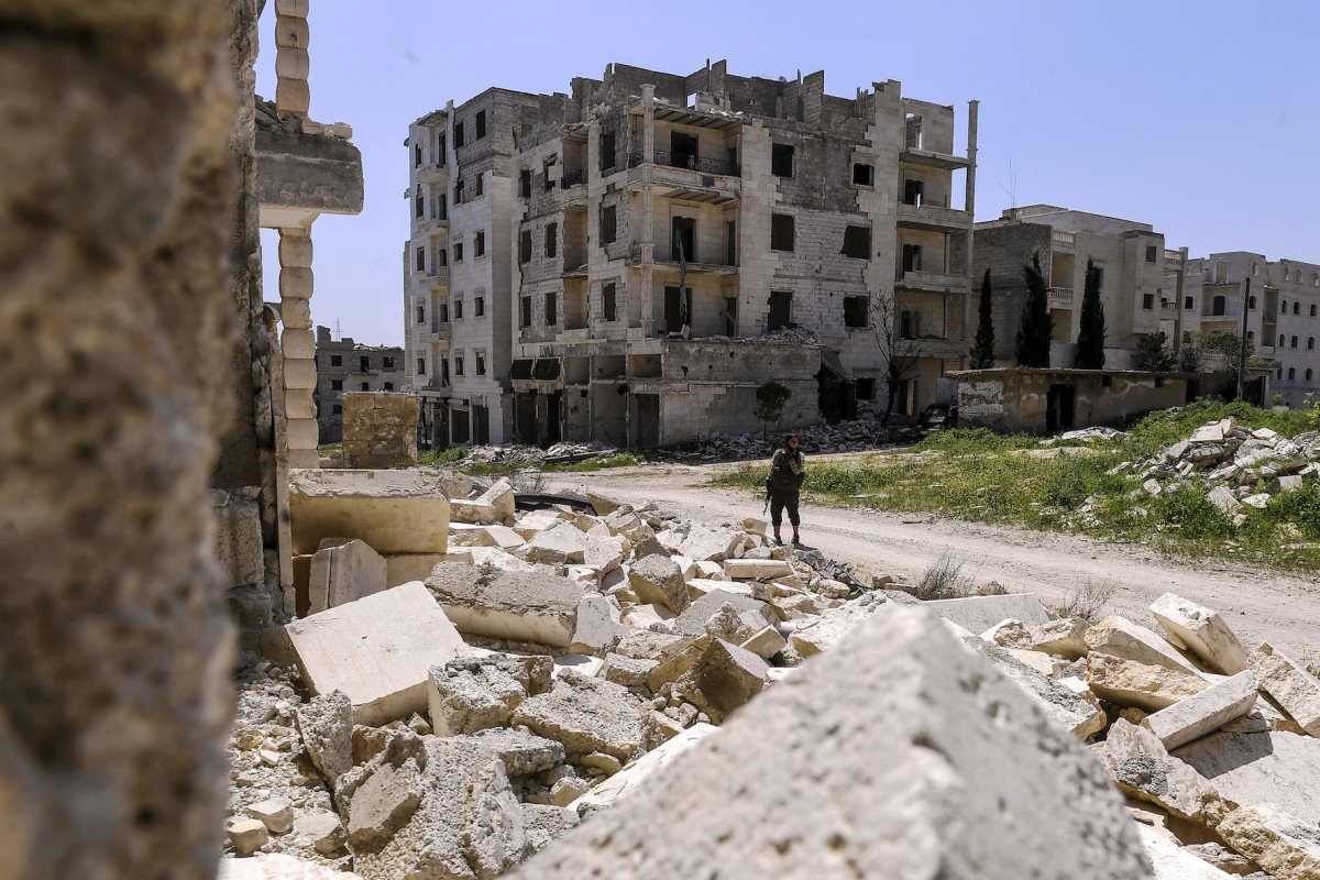 20220509-ec-dpa-Ortschaft Kafr Hamrah nahe Aleppo, 2019