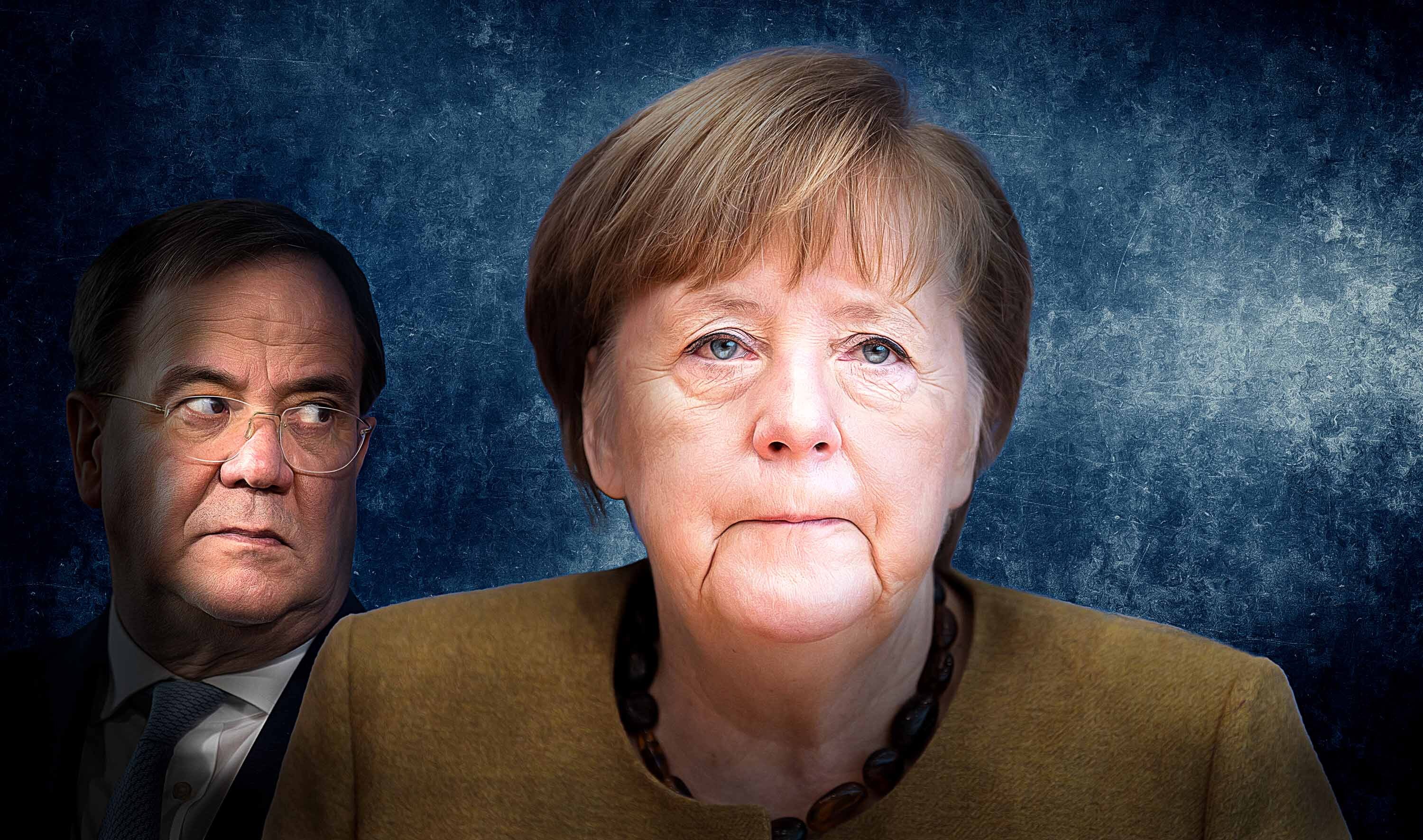 Laschet und Merkel