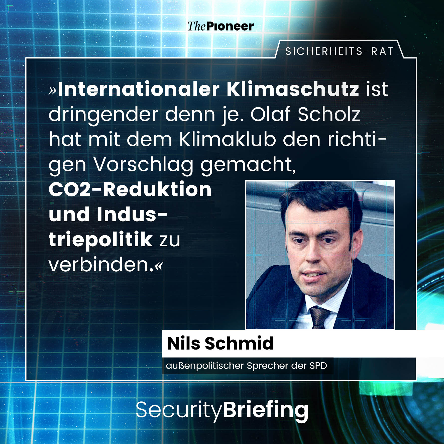 Sicherheitsrat Nils Schmid