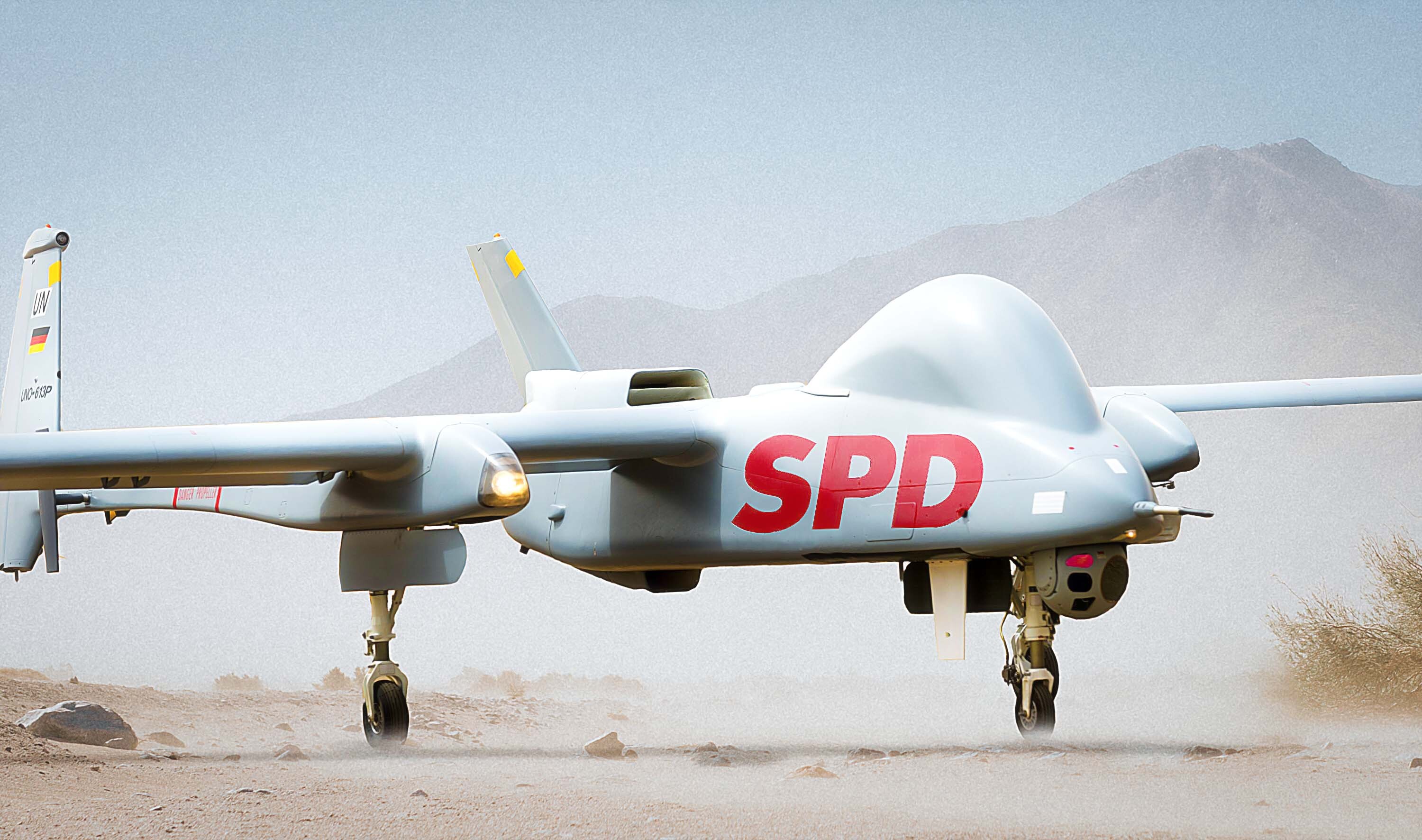 Aufmacher SPD-Drohne