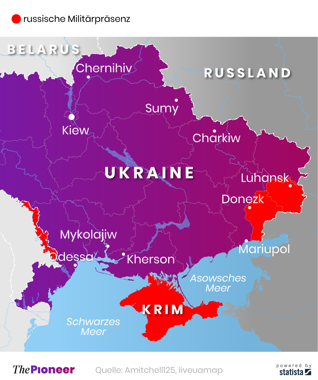 Die Lage in der Ukraine am 23. Februar