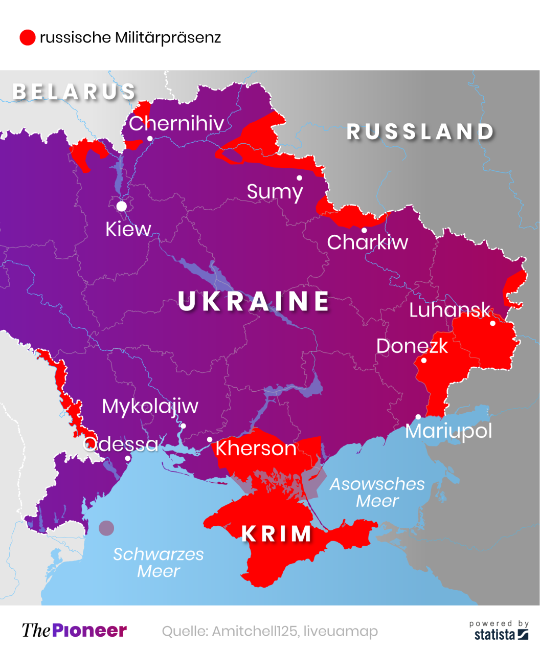 Die Lage in der Ukraine am 24. Februar