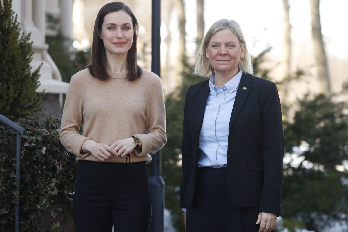 20220517-ec-dpa-Ministerpräsidentin von Finnland, empfängt Magdalena Andersson, Ministerpräsidentin aus Schweden