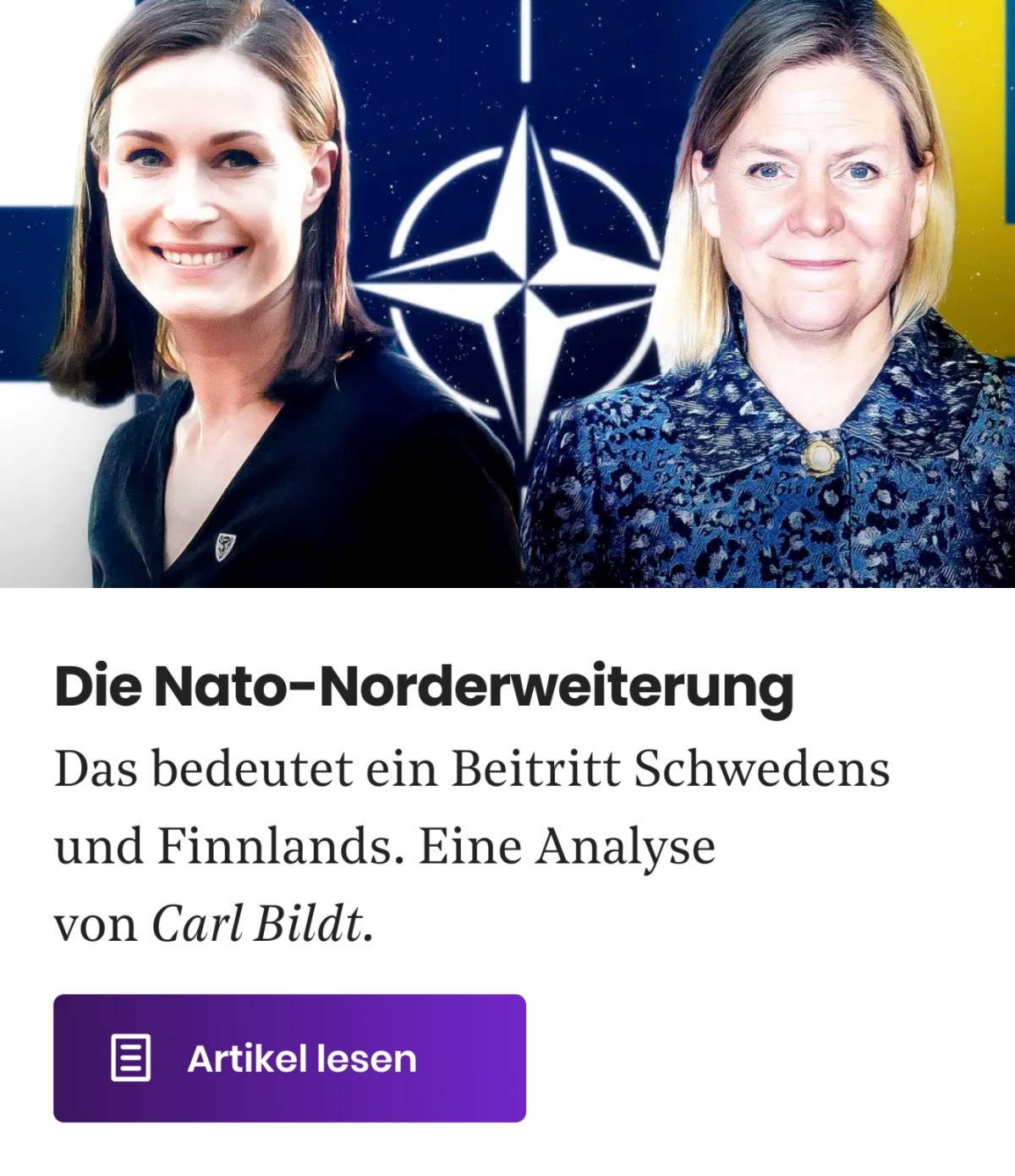 Die Nato-Norderweiterung