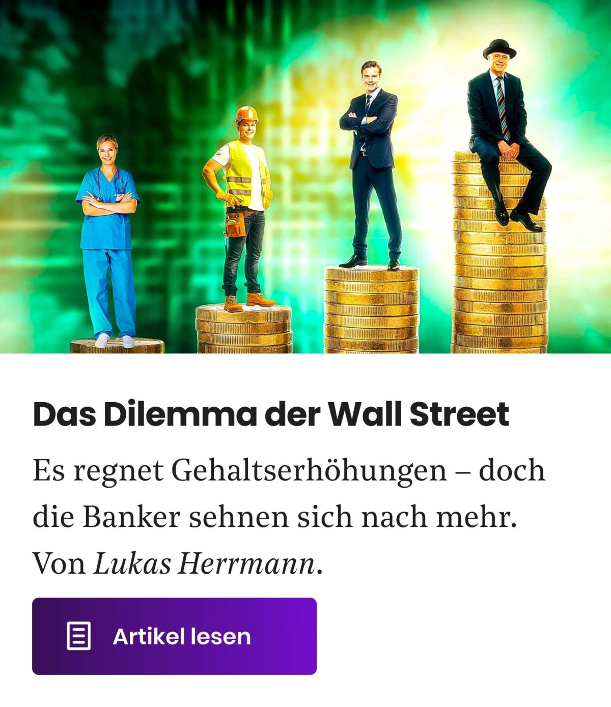 Das Dilemma der Wall Street