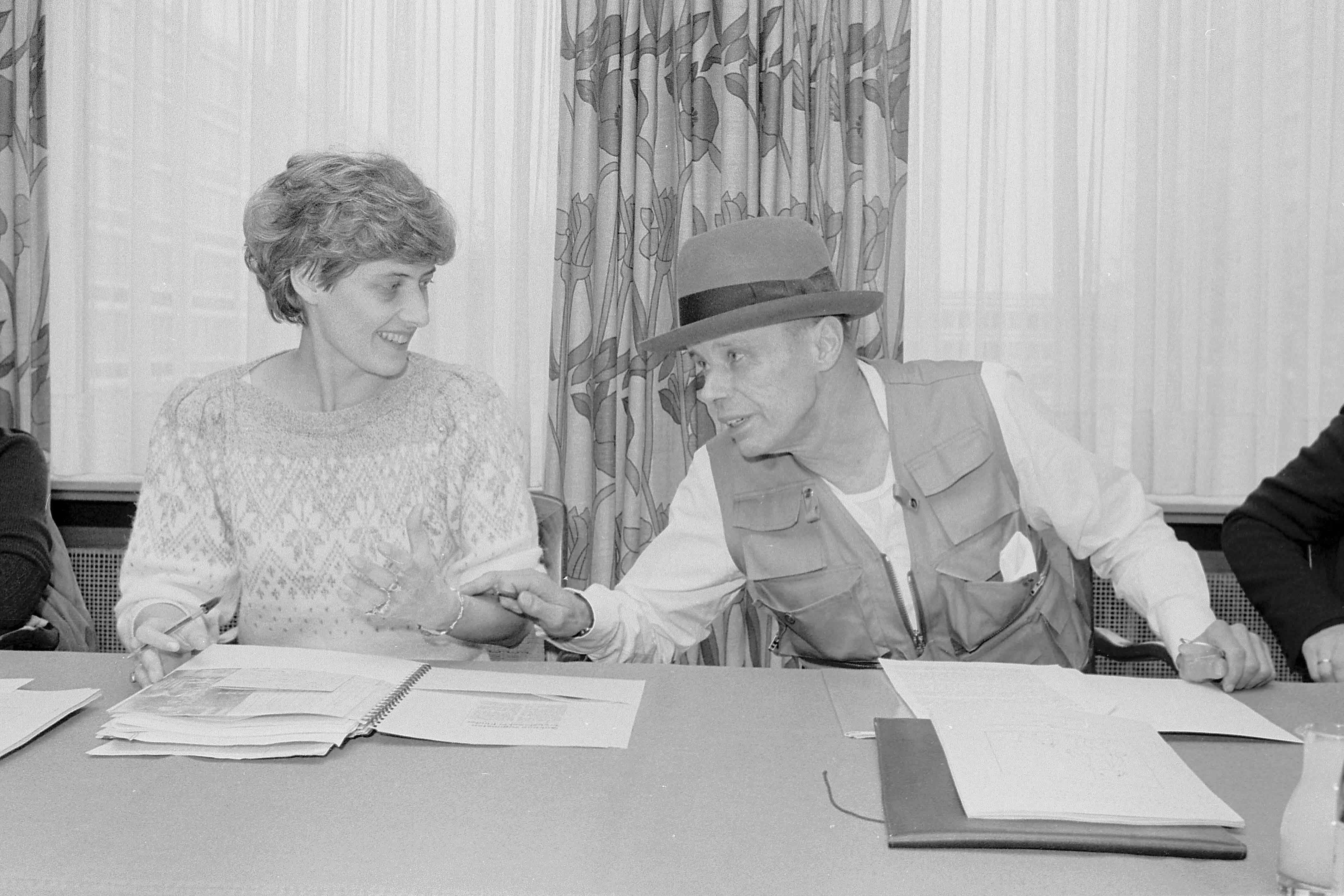 Petra Kelly und Joseph Beuys, 1985