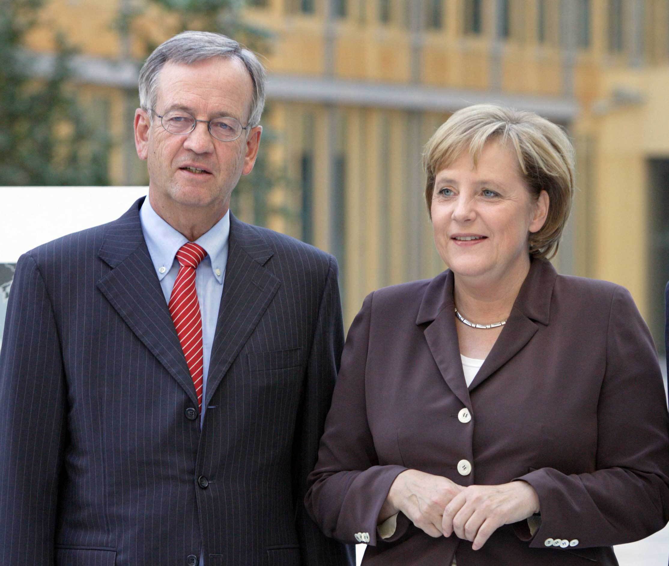 Heinrich von Pierer und Angela Merkel 2006