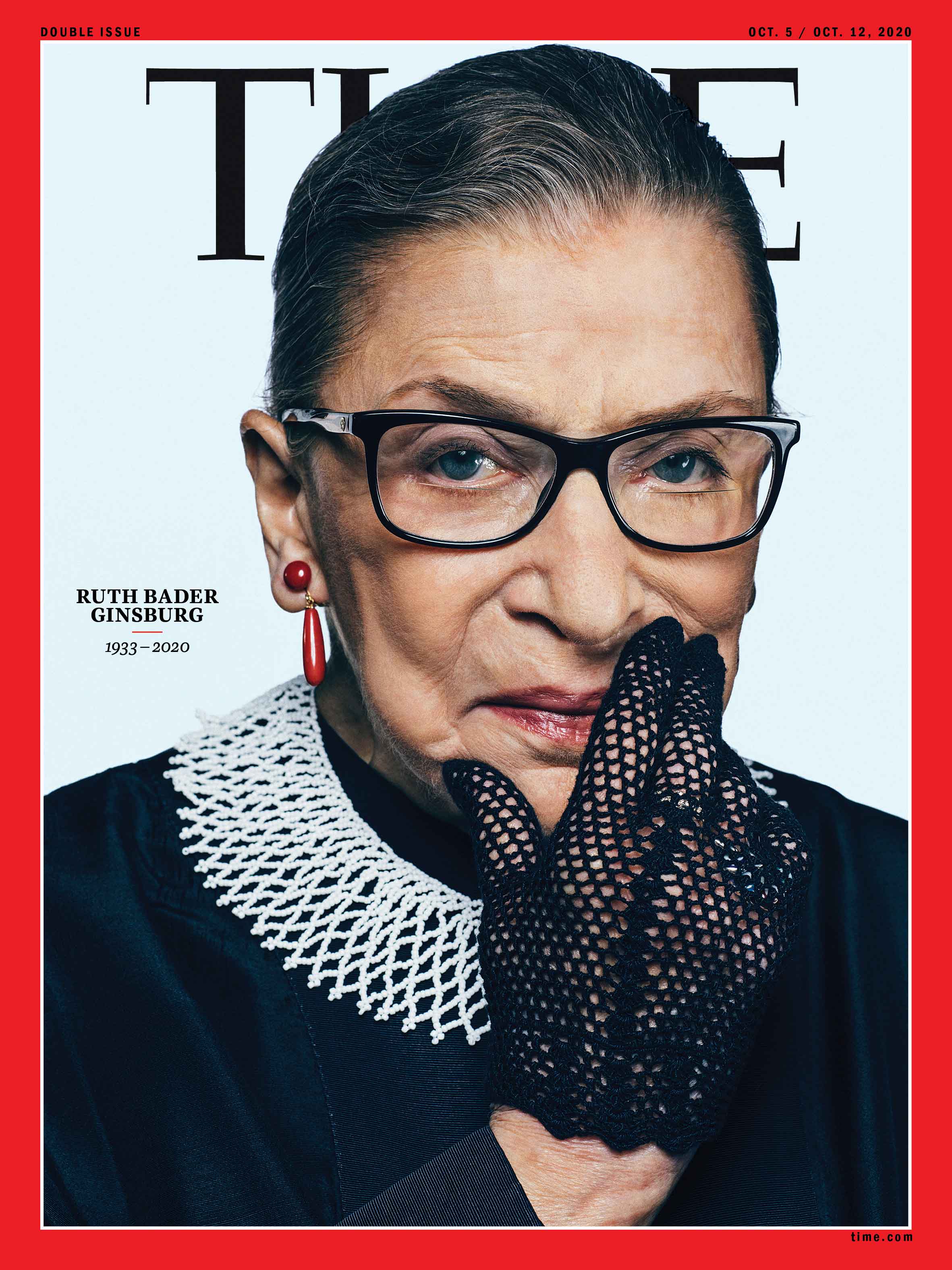 Ruth Bader Ginsburg auf dem Cover des Magazins „TIME“